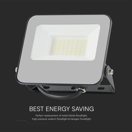LED RGBW Prigušivi reflektor LED/30W/230V IP65 sivo + Daljinski upravljač