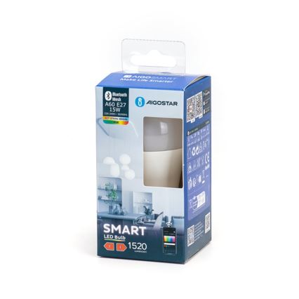 LED RGBW Prigušiva sijalica MESH Smart A60 E27/15W/230V 2700-6500K - Aigostar