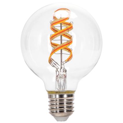 LED RGBW Prigušiva sijalica FILAMENT MESH Smart G80 E27/4,9W/230V 2700K - Aigostar