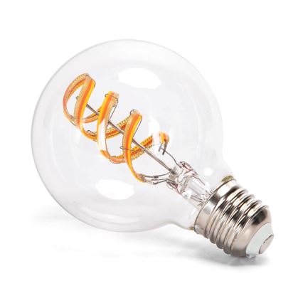 LED RGBW Prigušiva sijalica FILAMENT MESH Smart G80 E27/4,9W/230V 2700K - Aigostar