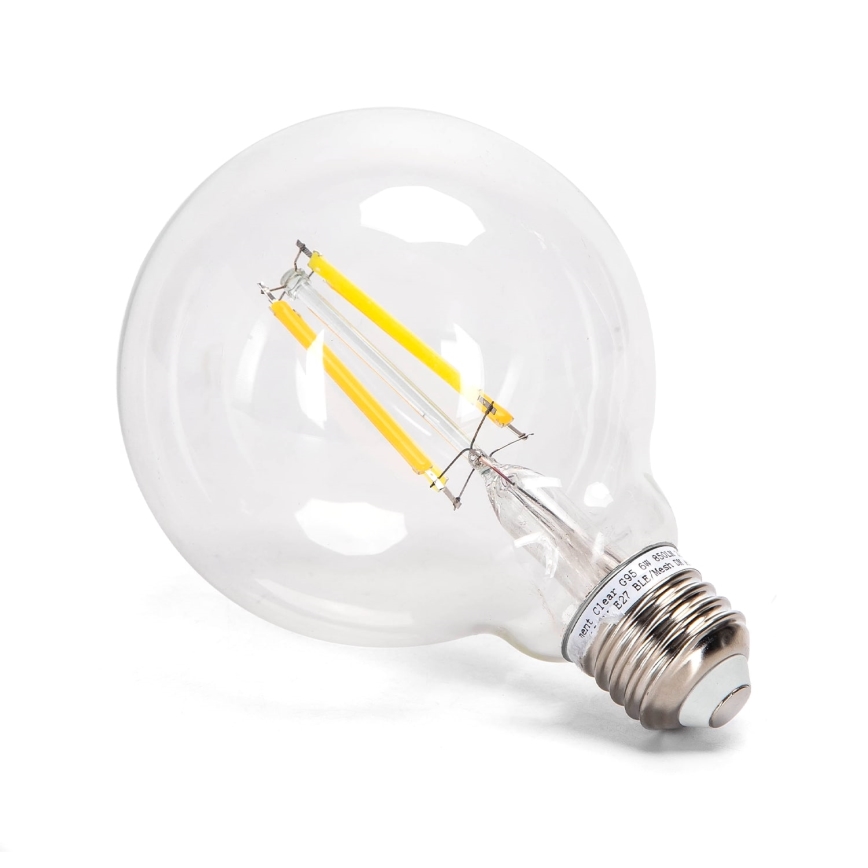 LED RGBW Prigušiva sijalica FILAMENT MESH Smart G95 E27/4,9W/230V 2700K - Aigostar