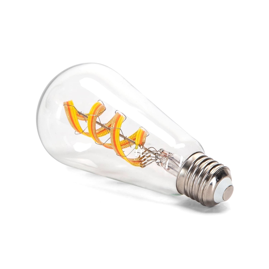 LED RGBW Prigušiva sijalica FILAMENT MESH Smart ST64 E27/4,9W/230V 2700-6500K - Aigostar