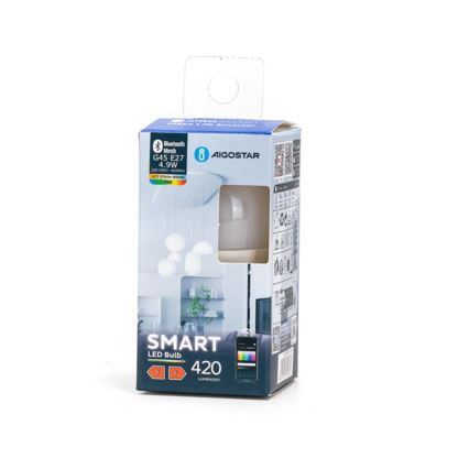 LED RGBW Prigušiva sijalica MESH Smart G45 E27/4,9W/230V 2700-6500K - Aigostar