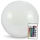 LED RGBW Solarna lampa BALL LED/3,7V 1500 mAh pr. 50 cm IP65 + Daljinski upravljač