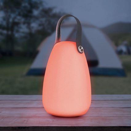 LED RGBW Solarna lampa CANARIA LED/2W/1,2V 400 mAh IP44 bela