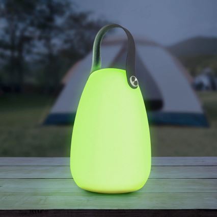 LED RGBW Solarna lampa CANARIA LED/2W/1,2V 400 mAh IP44 bela