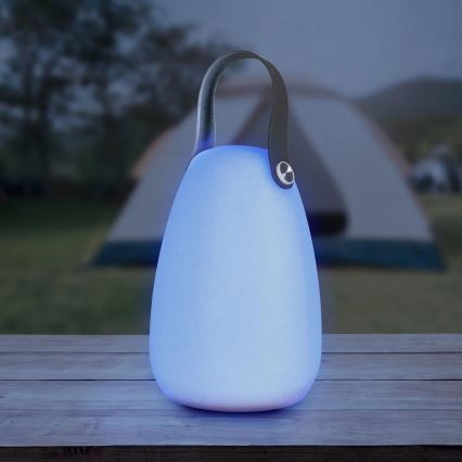 LED RGBW solarno svetlo CANARIA LED/2W/1,2V 400 mAh IP44 belo