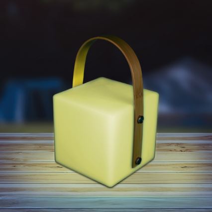 LED RGBW Spoljašnja lampa MAJORKA LED/0,5W/5V USB 1200 mAh IP44 bela