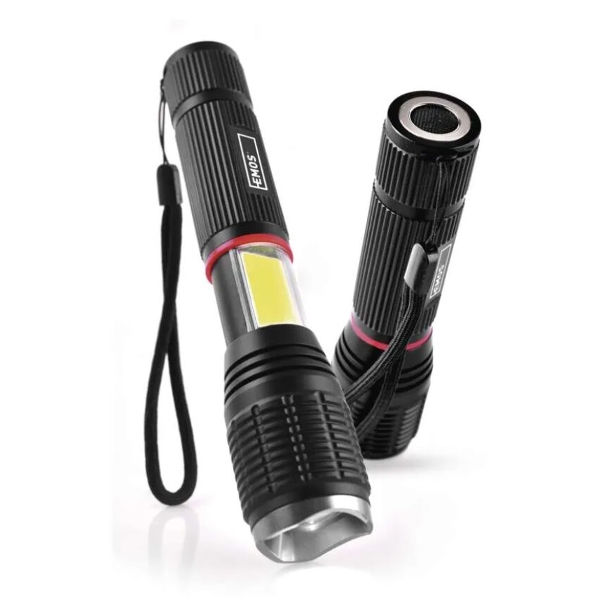 LED Ručna lampa 2u1 COB LED/3xAAA