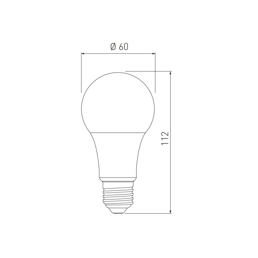 LED Sijalica A60 E27/10W/230V 3000/4000/6400K