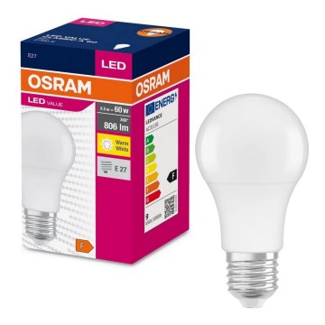LED Sijalica A60 E27/8,5W/230V 2700K - Osram