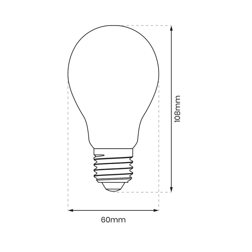 LED Sijalica A60 E27/8W/230V 4000K