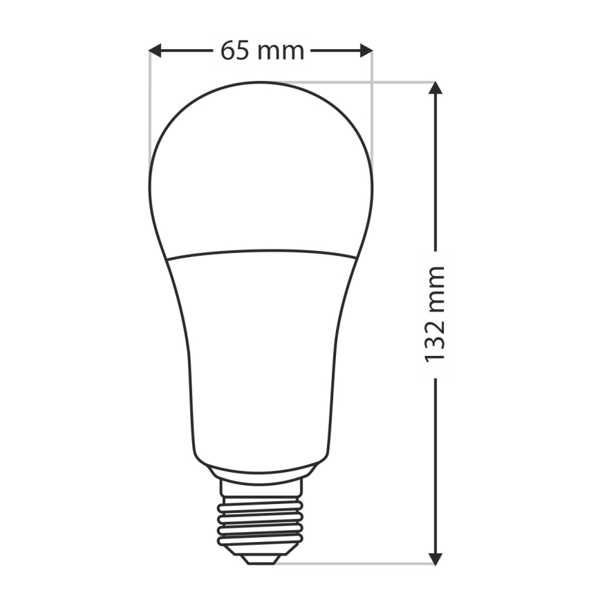 LED Sijalica A65 E27/18W/230V 4200K