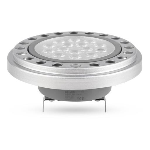 LED Sijalica AR111 G53/12W/12V 3000K srebrno 30°