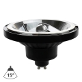 LED Sijalica AR111 GU10/12W/230V 3000K 15° crno
