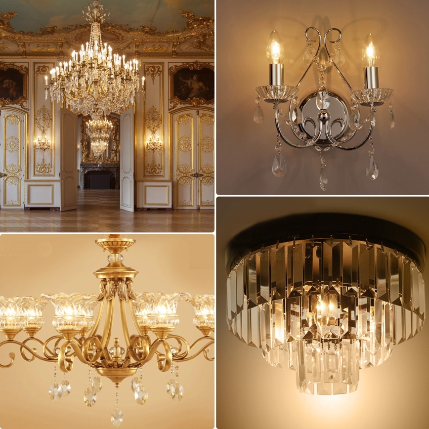 LED Sijalica C35 E14/4W/230V 2200K - Aigostar