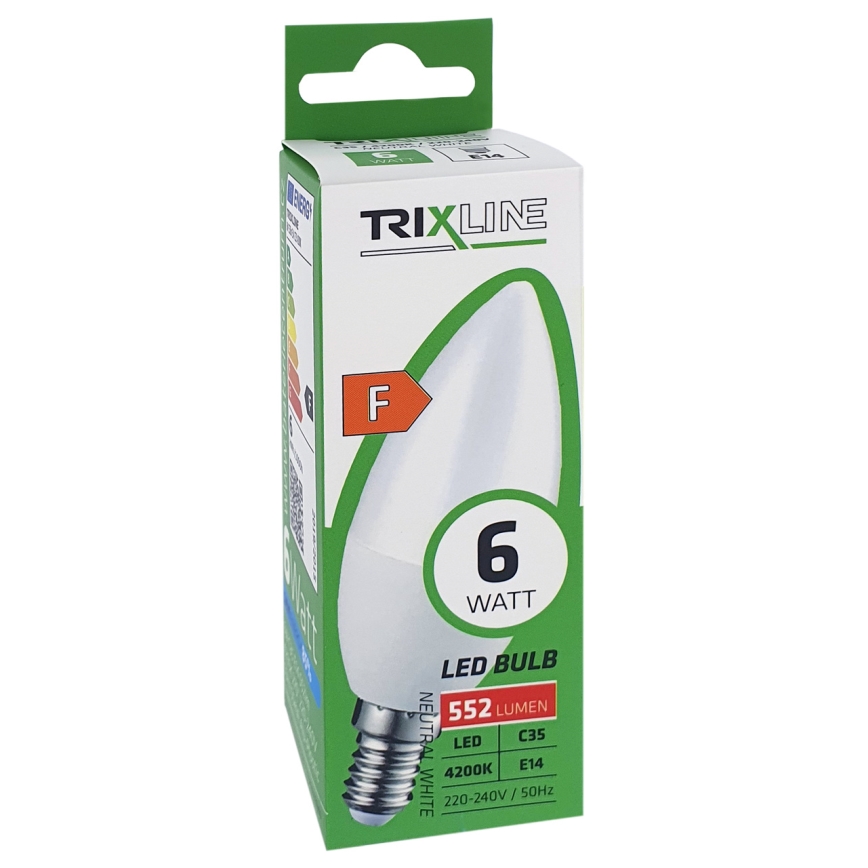 LED Sijalica C35 E14/6W/230V 4200K