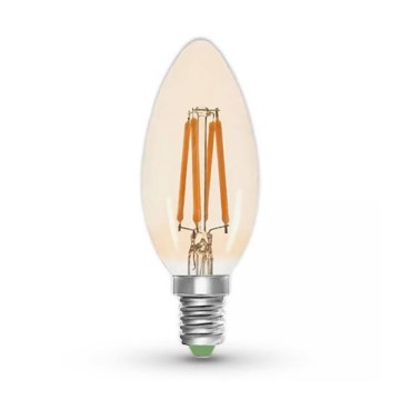 LED Sijalica CLASIC AMBER C35 E14/5W/230V 2200K -  Brilagi