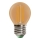 LED Sijalica CLASIC AMBER G45 E27/4W/230V 2200K -  Brilagi