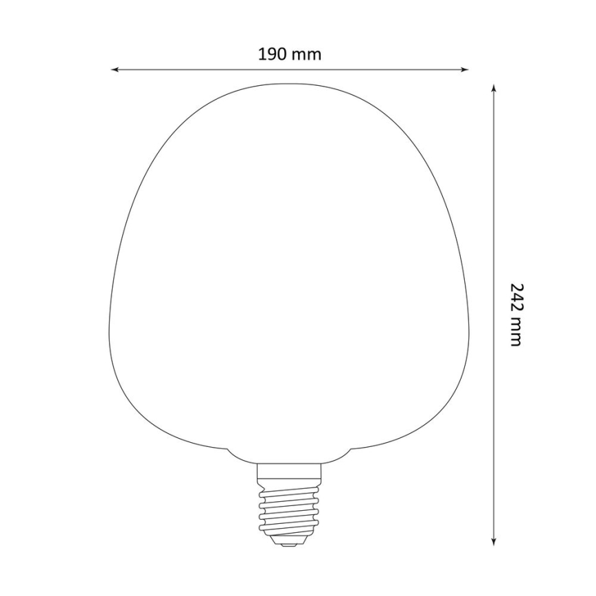 LED Sijalica DECO VINTAGE S190 E27/4W/230V 1800K
