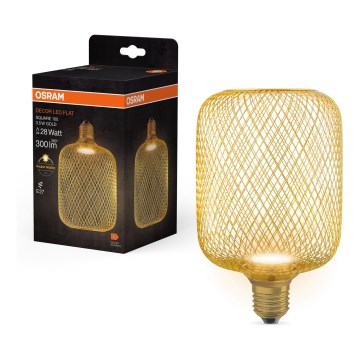 LED Sijalica DECOR FLAT E27/3,5W/230V 2700K zlatna - Osram