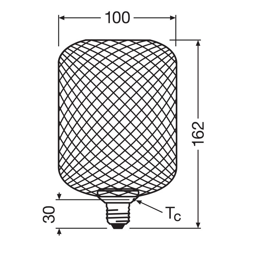 LED Sijalica DECOR FLAT E27/3,5W/230V 2700K zlatna - Osram