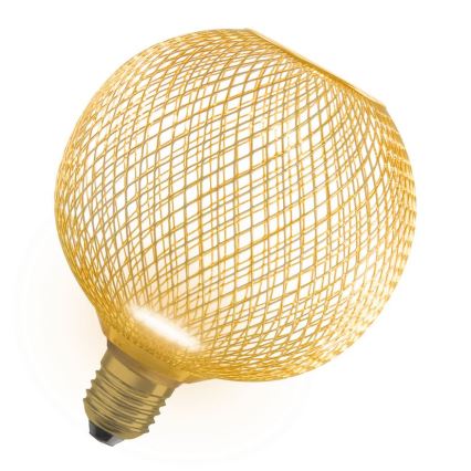 LED Sijalica DECOR FLAT G125 E27/3,5W/230V 2700K zlatna - Osram