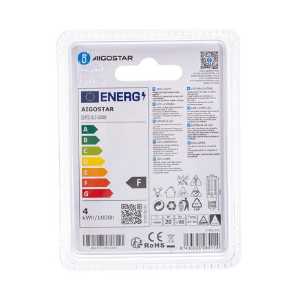 LED Sijalica E14/3,5W/230V 3000K - Aigostar