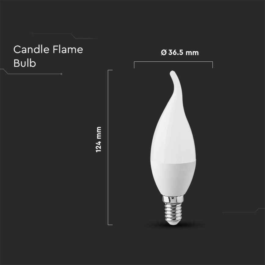 LED Sijalica E14/3,7W/230V 3000K