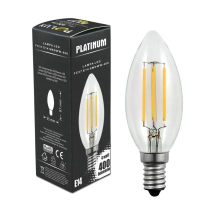 LED Sijalica C37 E14/4W/230V 3000K