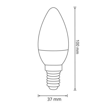 LED Sijalica E14/6,3W/230V