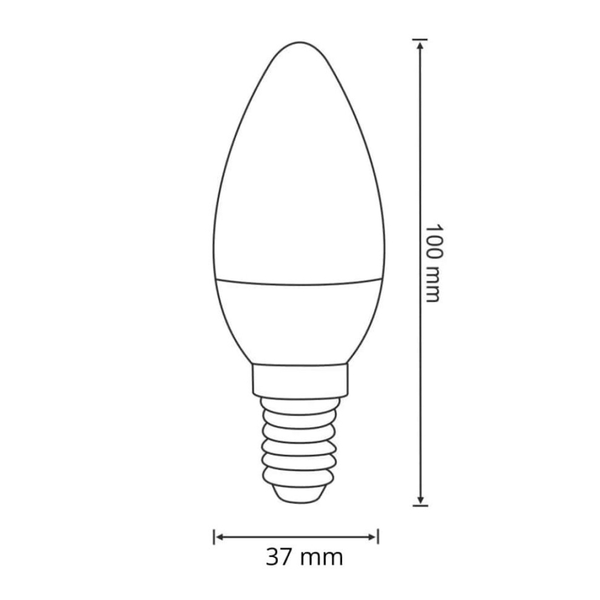 LED Sijalica E14/6,3W/230V