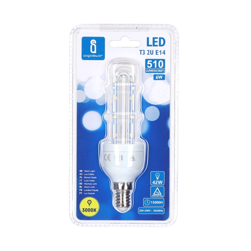 LED Sijalica E14/6W/230V 3000K - Aigostar