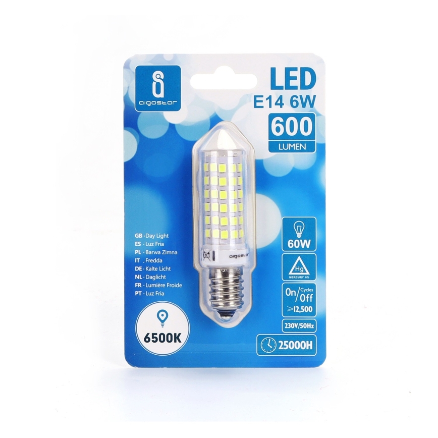 LED Sijalica E14/6W/230V 6500K - Aigostar
