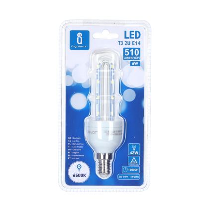 LED Sijalica E14/6W/230V 6500K - Aigostar