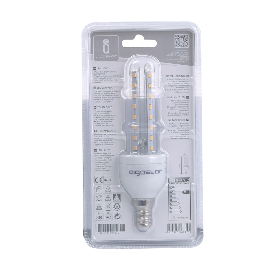 LED Sijalica E14/8W/230V 3000K - Aigostar