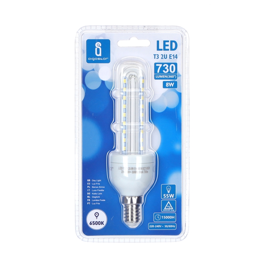 LED Sijalica E14/8W/230V 6500K - Aigostar