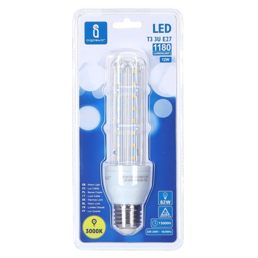 LED Sijalica E27/12W/230V 3000K - Aigostar