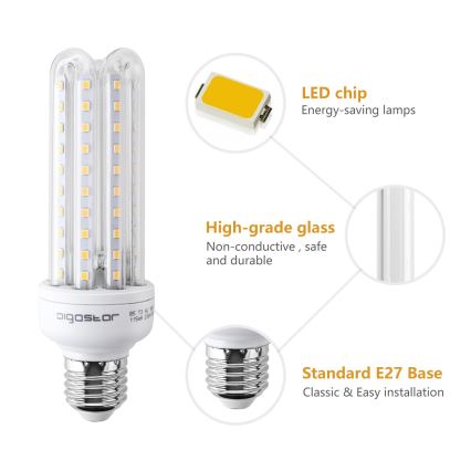 LED Sijalica E27/15W/230V 3000K - Aigostar