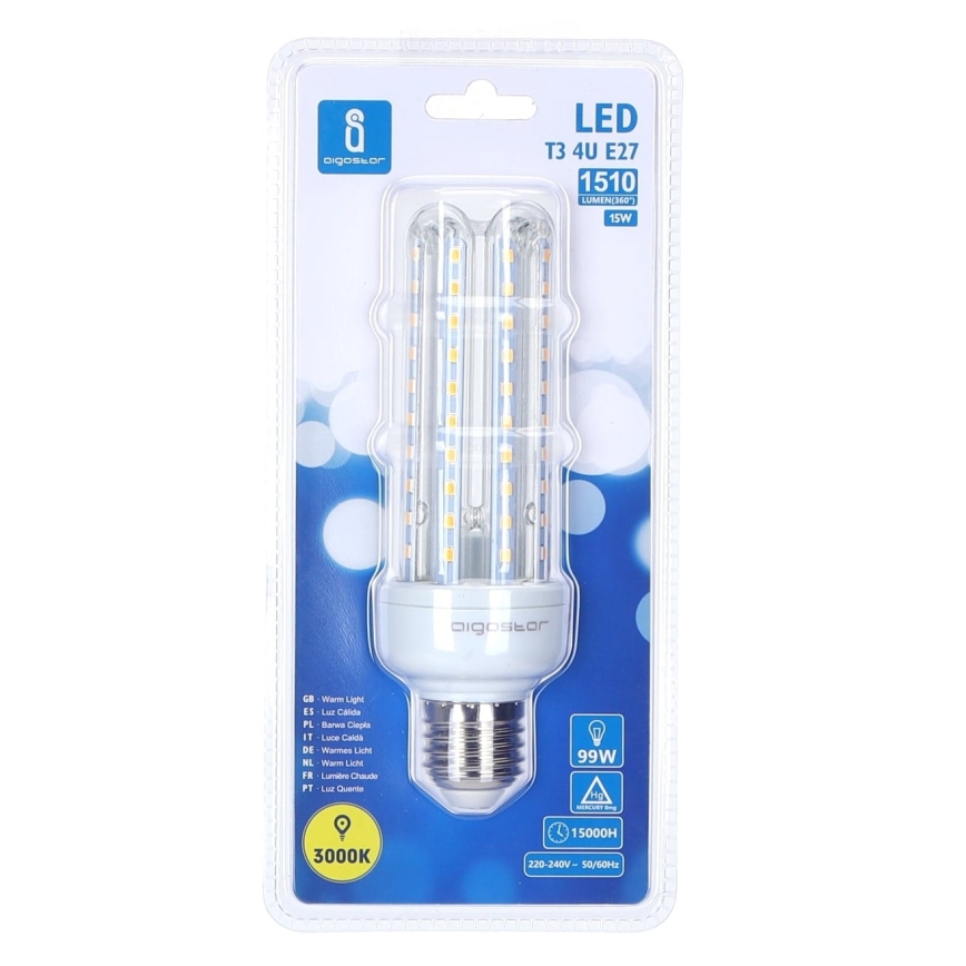 LED Sijalica E27/15W/230V 3000K - Aigostar