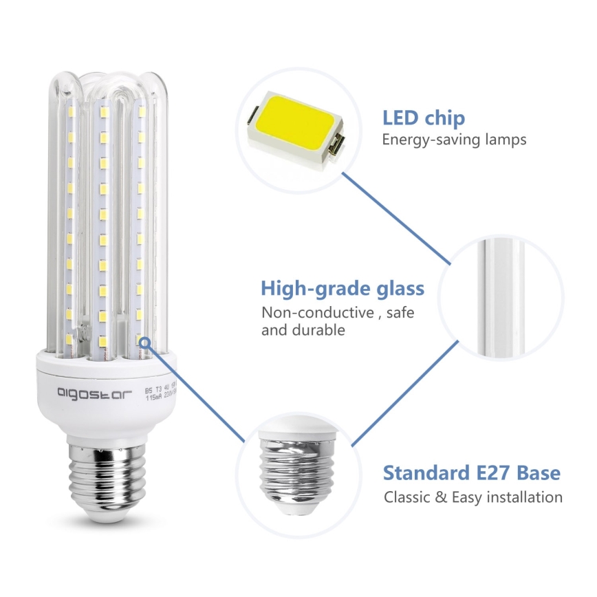 LED Sijalica E27/15W/230V 6500K - Aigostar
