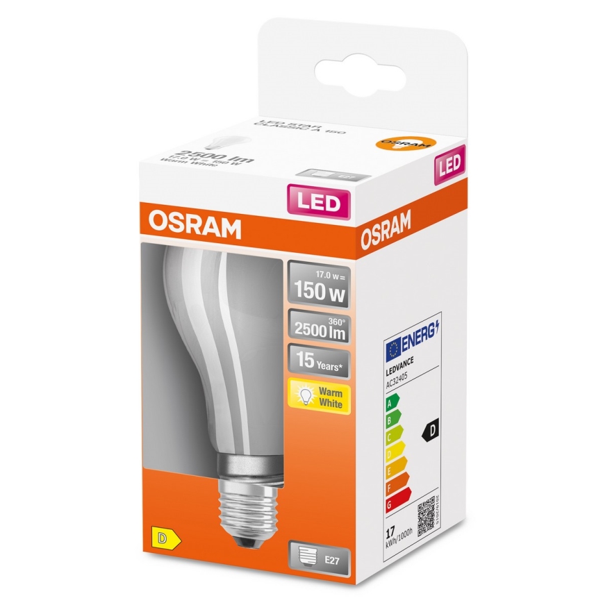 LED Sijalica E27/17W/230V 2700K - Osram