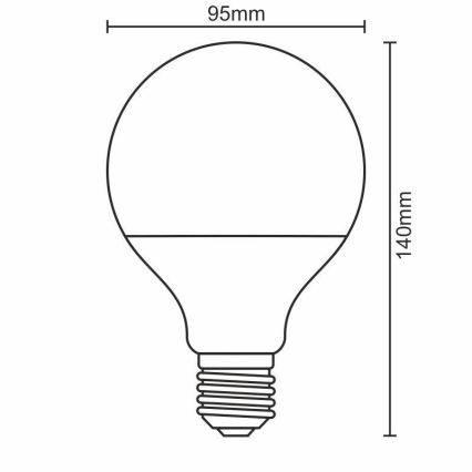 LED Sijalica E27/18W/165-265V 3000K