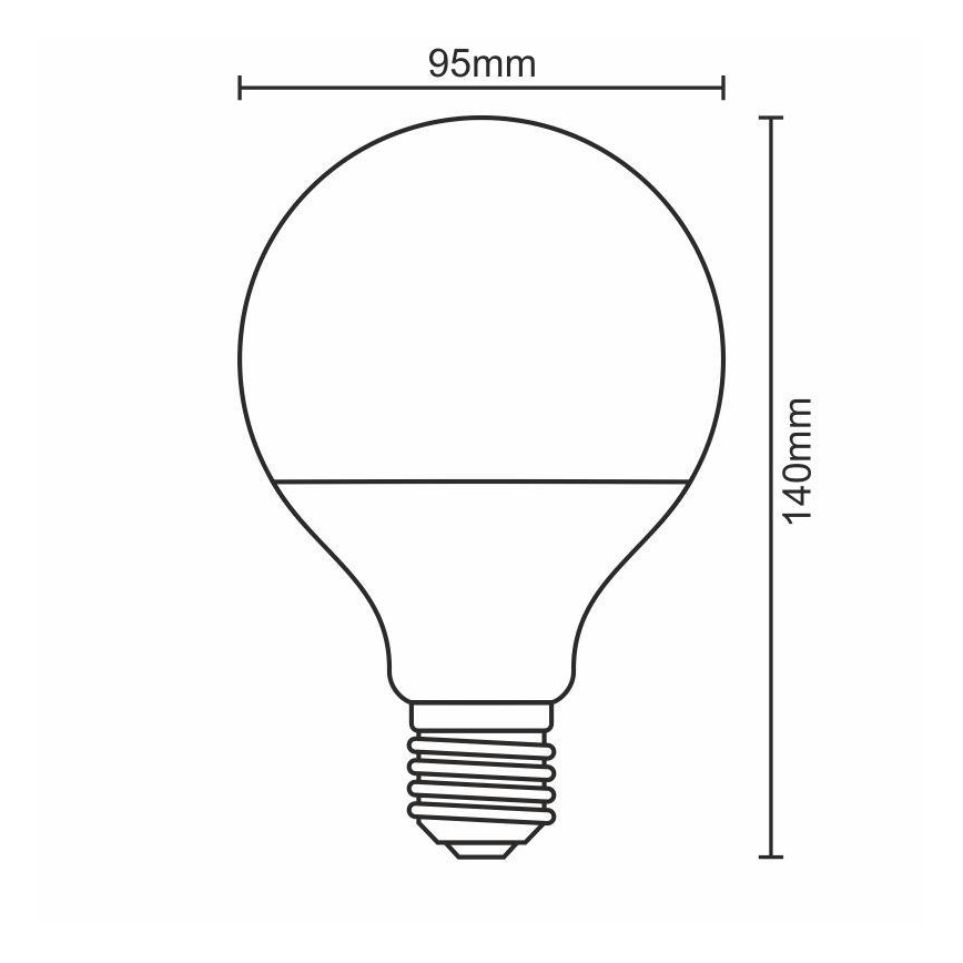 LED Sijalica E27/18W/165-265V 3000K