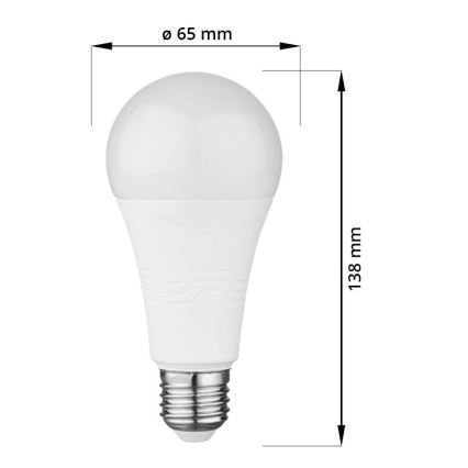 LED Sijalica E27/18W/230V 6000K 2000 Im