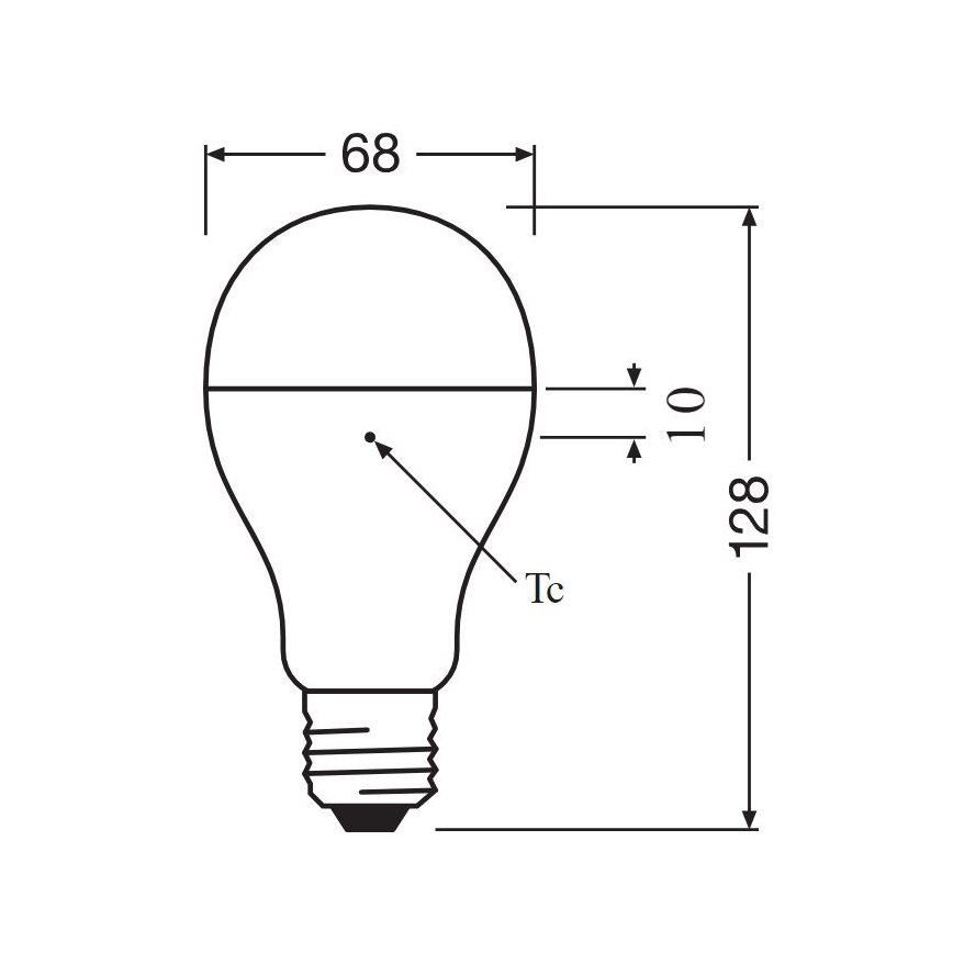 LED Sijalica E27/19W/230V 2700K - Osram