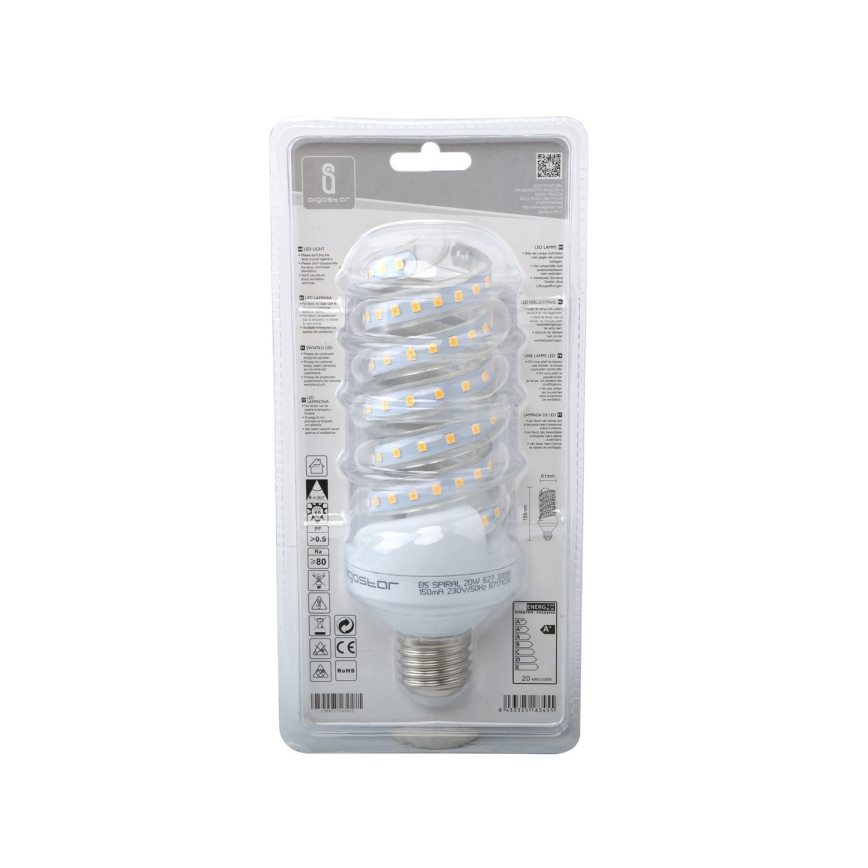 LED Sijalica E27/20W/230V 3000K - Aigostar