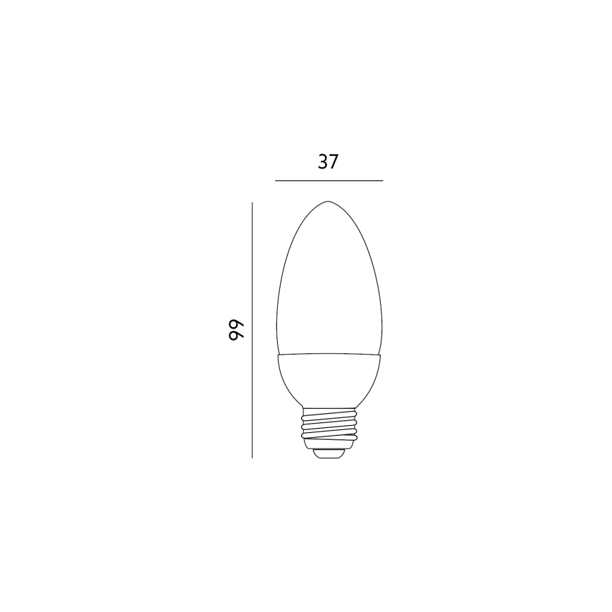 LED Sijalica E27/6W/230V 3000K