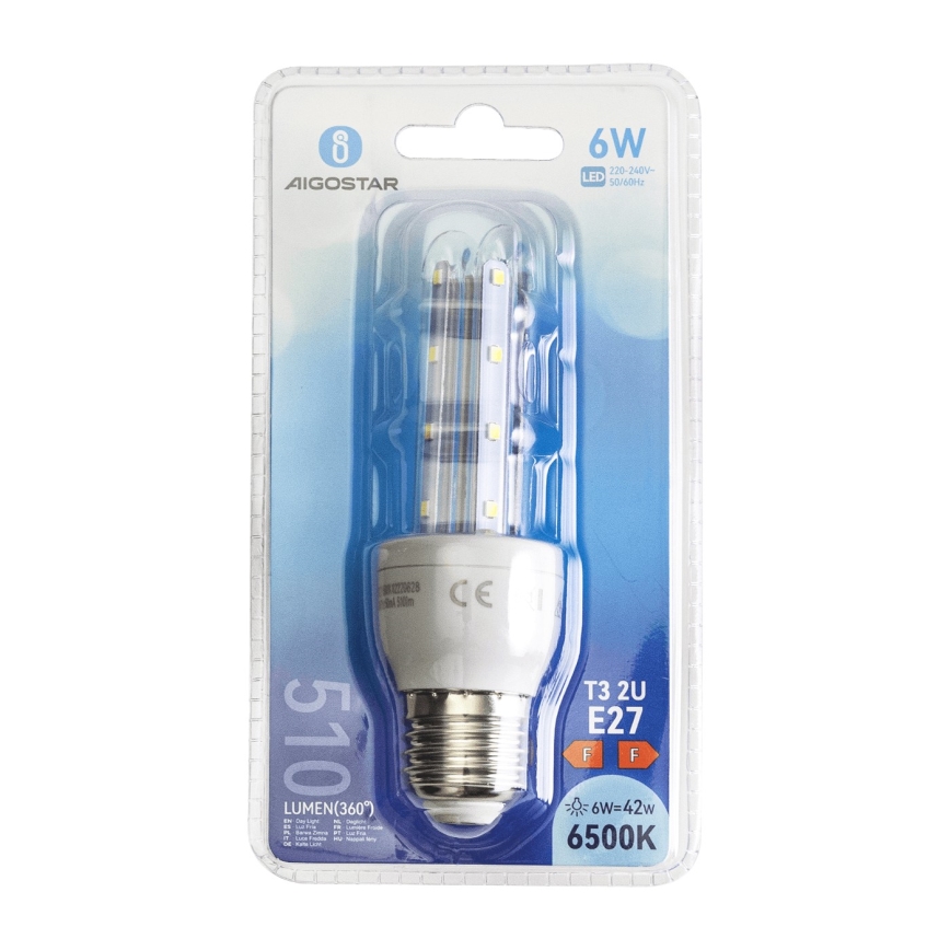 LED Sijalica E27/6W/230V 6500K - Aigostar