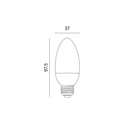 LED Sijalica E27/7W/230V 3000K